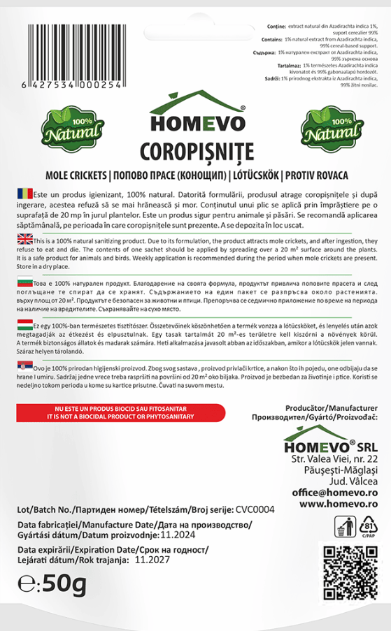 HOMEVO COROPIȘNIȚE